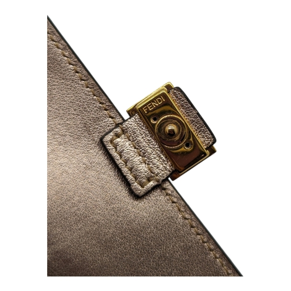 Fendi Authentic Rose Gold Zucca Card Holder Wallet - Picture 6 of 8